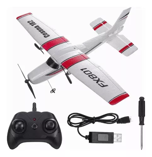 Avião Rc Cessna 182 F949 Controle Remoto 3 Canais Wltoys