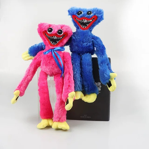 Imagen 6 de 7 de Muñeco Huggy Wuggy Peluche De Moda De Acción Para Niños 40cm