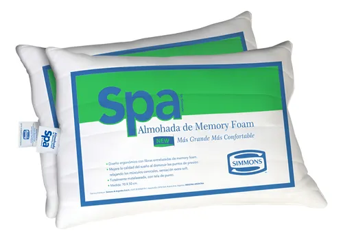 Almohada Memory Foam Simmons Spa