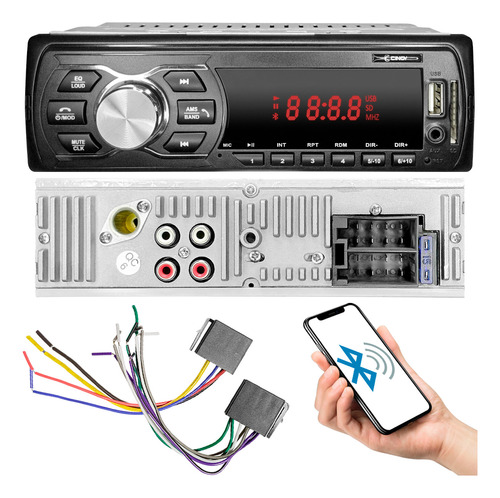 Aparelho De Som Automotivo Mp3 Player 4x45w Rádio Bluetooth