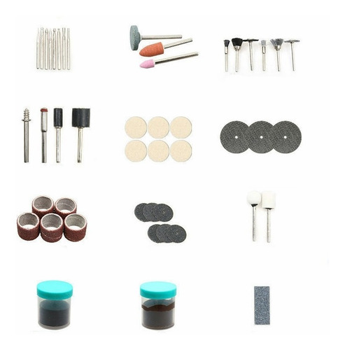 Imagen 7 de 10 de Taladro Forma Dremel Kit 211pcs 130w 8000-30000rpm