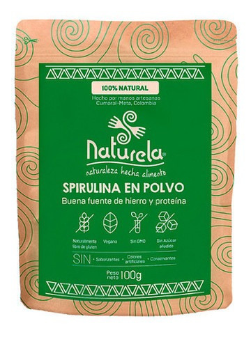 Spirulina En Polvo 100% Pura Y Moli - Unidad a $495