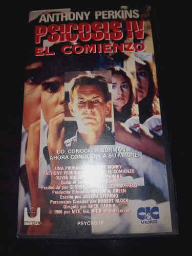 Psicosis 4 En Vhs Original Clásico De Colección!!!!!! Terror