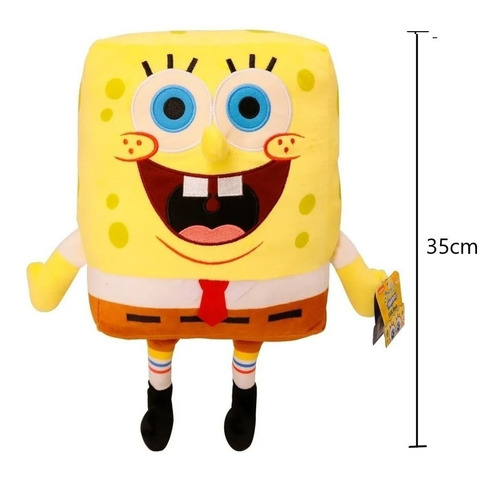 Imagem 2 de 4 de Pelucia Bob Esponja 35cm - Sponge Bob Multikids Nickelodeon