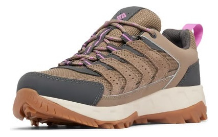 Zapatilla Columbia Strata Trail Low Wp Mujer Wet Sand Berry