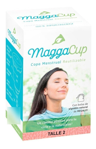 Maggacup Copita Menstrual + 3 Protector Diario Algodon Tanga