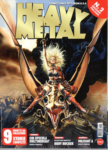 Heavy Metal N° 02 - 132 Páginas Em Italiano - Editora Sprea Comics - Capa Mole - 2023 - Bonellihq 2 Cx74 F23