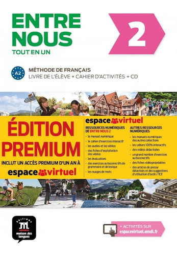 Libro Entre Nous 2 Edición Premium - Vv. Aa.