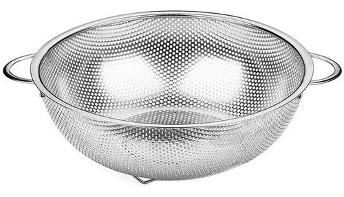 Colador Escurridor De Cocina Acero Inoxidable Con Base 25cm