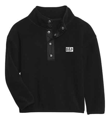 Gap Baby Boys Performance Fleece Mockneck Sudadera, Negro 19