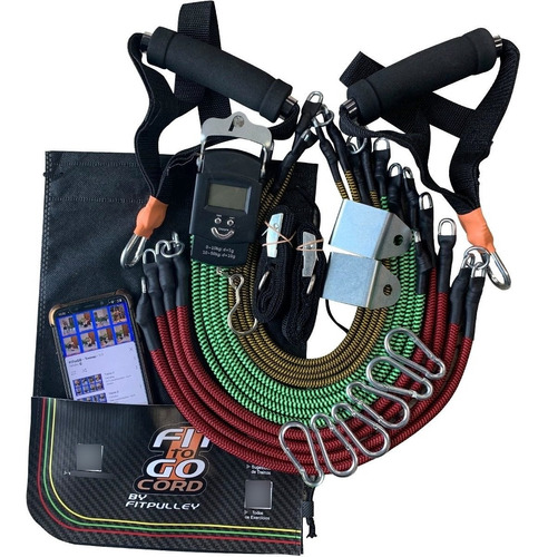 Elásticos Fittogo Cord 115 + Dinamômetro- Revestido (seguro)