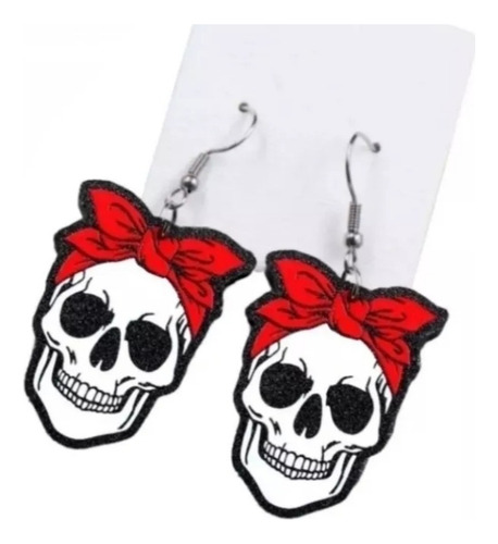 44 Pares De Aros Calaveras Craneos Set Pack Por Mayor Rock