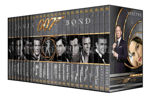 007 James Bond Colección Completa 26 Peliculas En Dvd Saga