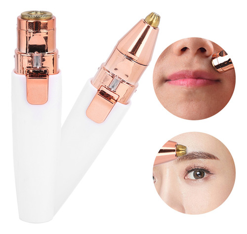 Eliminador De Vello Facial 2 En 1 Recargable Para Cejas, Ind