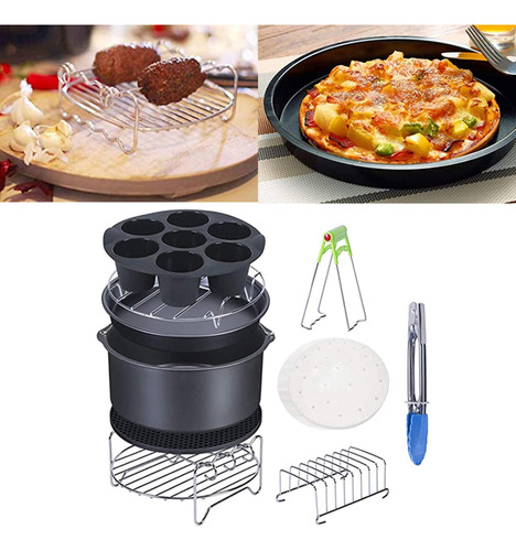 Conjunto De Acessórios Antiaderentes Para 8 Polegadas