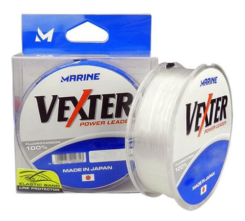 Linha Vexter Power Leader 0,62mm 50,7lbs 23kg 50mt Fluoroc.