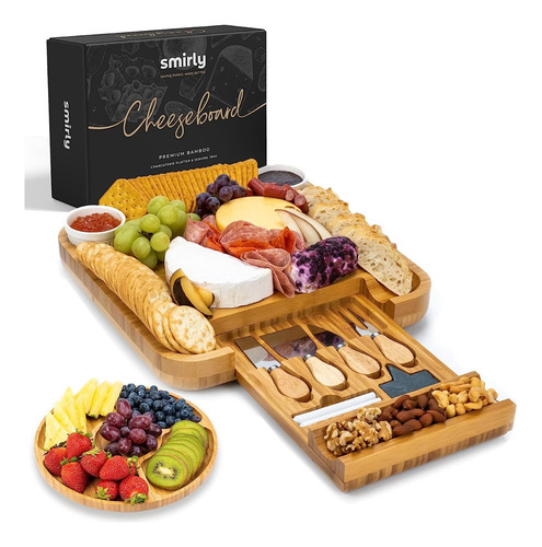 Tabla De Madera Para Embutidos, Queso, Entrantes, Botanas