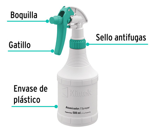 Escoba S/mango, Atomizador 1/2l, Cepillo, Toalla Microfibra