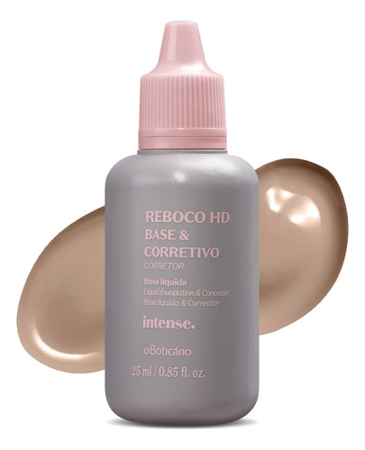 Base de maquiagem em líquida O Boticário Intense Boticário 24 g - 24mL