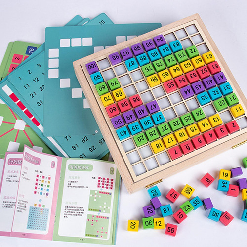 Juego De Mesa De Conteo De Cien Tableros De Matemáticas De