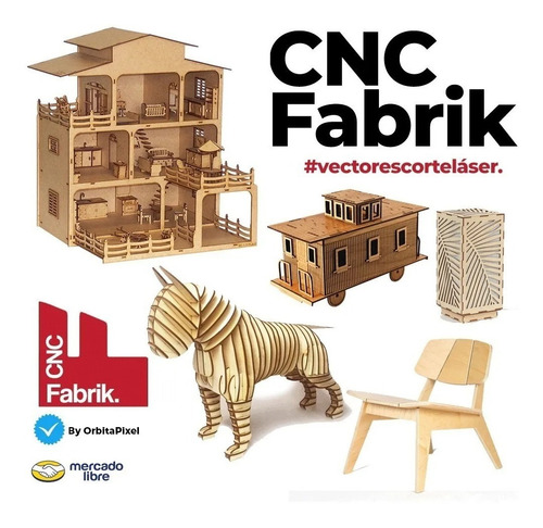Mega Pack Vectores Casitas +muebles Muñecas Corte Laser Cnc