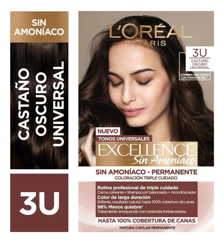 L'oréal Paris Excellence Tintura Permanente Sin Amoníaco  