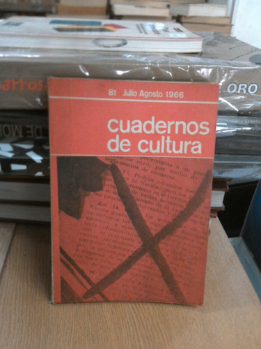 Cuadernos De Cultura N 81 - Julio Agosto 1966 E5