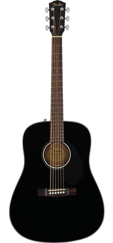 Guitarra Acústica Fender Cd-60s Dreadnought Nogal Negra