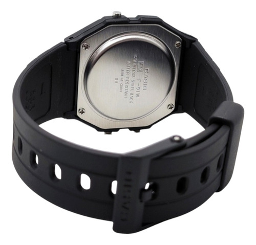 Reloj De Pulsera Casio Collection F-91w-3dg Linea Verde