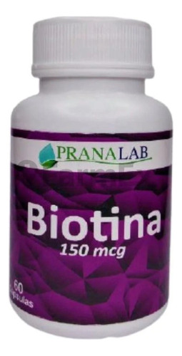 Biotina 150 Mcg X 60 Capsulas Para El Cabello 