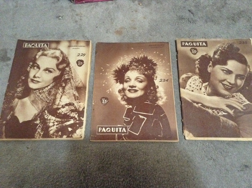 Revistas Paquita Años 40,s $350 Cada Una