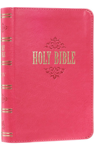 Libro De La Sagrada Biblia-rosa-inglés