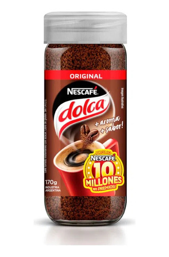 Cafe Instantaneo Dolca Original Frasco 170gr