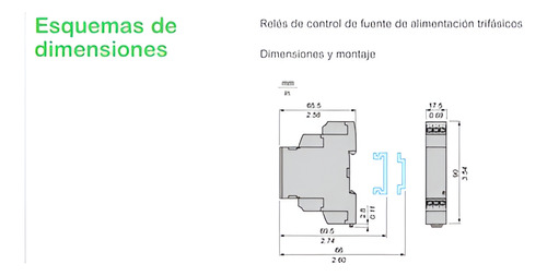 Rele De Control De Fases Y Secuencia Schneider 2nanc 208-480