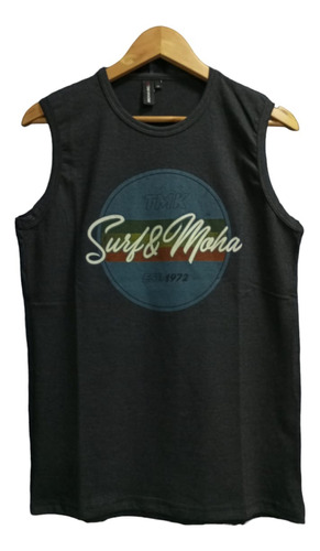Remera Sin Mangas Strippes Circle Hombre | Moha [113125]