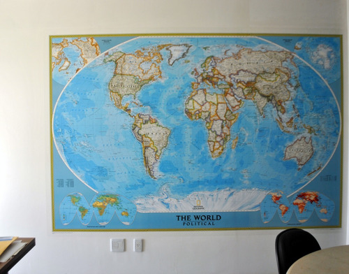 Mapamundi 90 X 63 Cm