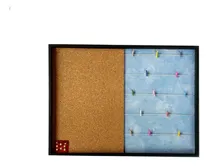 Comprar Cuadro Pizarra Deco,  Mitad Corcho Mitad Para Colgar Fotos 