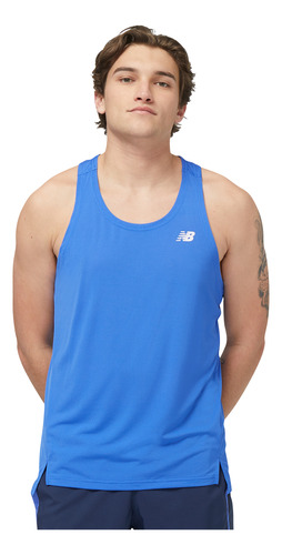 Remera New Balance De Hombre - Mt23220mib