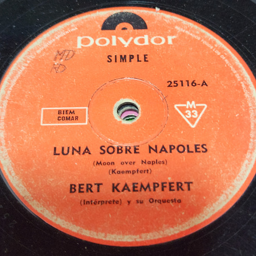 Simple Bert Kaempfert Y Su Orquesta Polydor C11