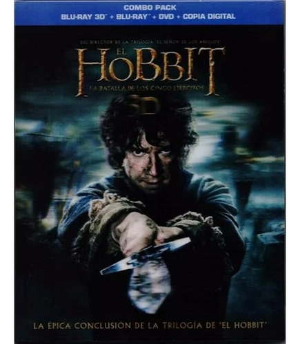 Hobbit La Batalla De Los 5 Ejercitos Blu-ray 3d