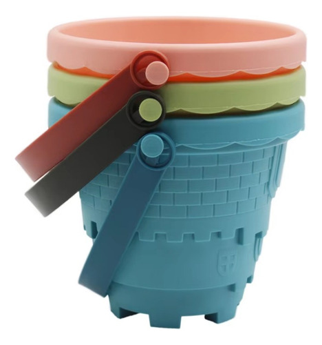 Set Pink Children Para Cavar Arena Con Forma De Castillo, Ju