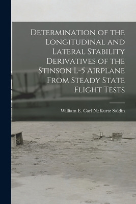 Libro Determination Of The Longitudinal And Lateral Stabi...