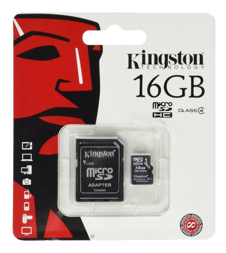 Cartões De Memória 16 Gb - Kingston, S10 Sem Adaptador.