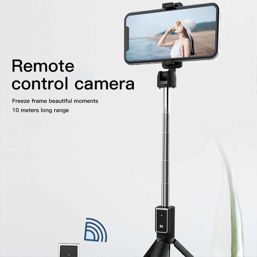 Imagen 3 de 3 de Palo Selfie Bluetooth Con Tripode Y Control Baston Celular