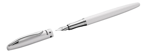 Pluma Fuente Pelikan Jazz Elegance White Trazo Medium