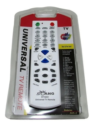 Control Universal Para Tv Haier Toshiba Sony Hitachi LG