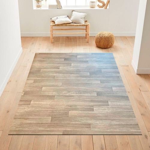 Alfombra Vinilica 150x200 Madera Cocina Baño Pasillo Balcon