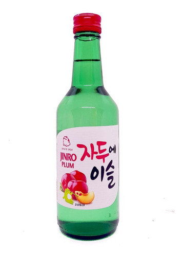 Soju Jinro Sabor Ciruela 360 Ml.