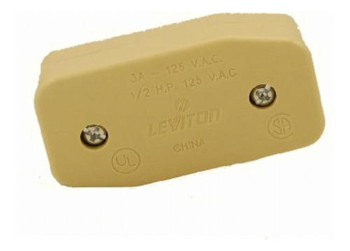 Leviton Interruptor De Paso, 1 Polo De Uso Rudo 3a 125 V Ac,