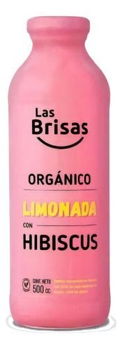 Limonada Orgánica Las Brisas Con Hibiscus Vegana 500ml